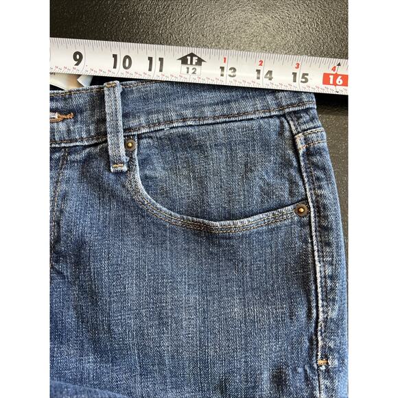 Levis Jeans Womens 8 Blue 515 Bootcut Stretch Denim 30" Inseam Embroidered - Picture 14 of 16